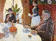 Paul Signac The Dining Room oil on canvas